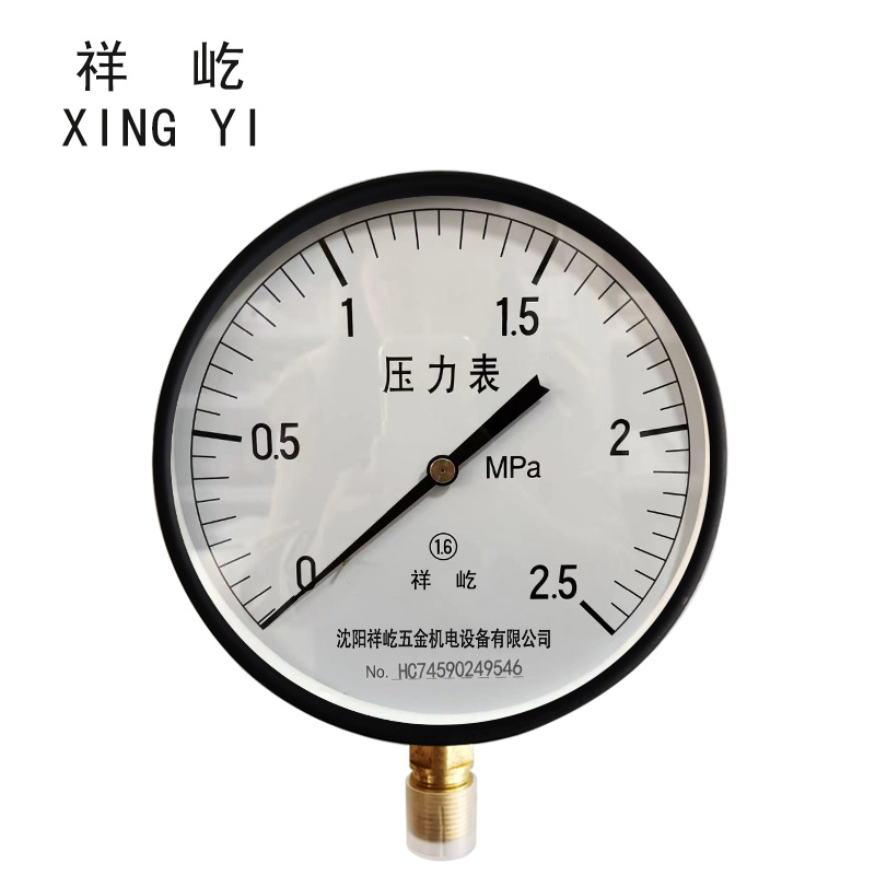 祥屹+压力表检测定制型+Y250+块 0-2.5Mpa