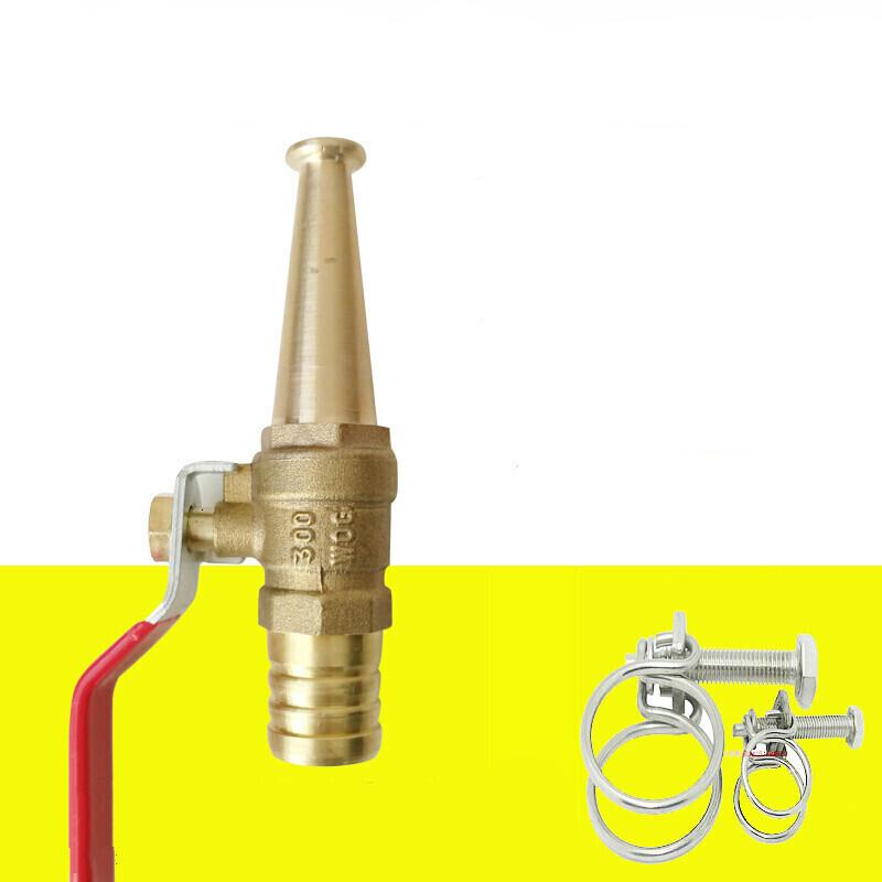 消防软卷盘水头 自救软管水头 消防水带接头 高压水铜头