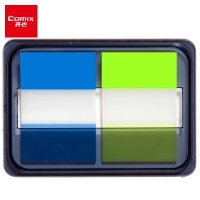 齐心D7007EC荧光膜指示标签/便签条/便利贴3个装