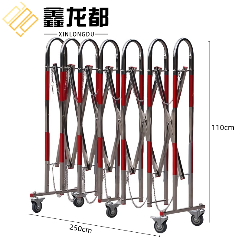 鑫龙都不锈钢伸缩围栏高清大图