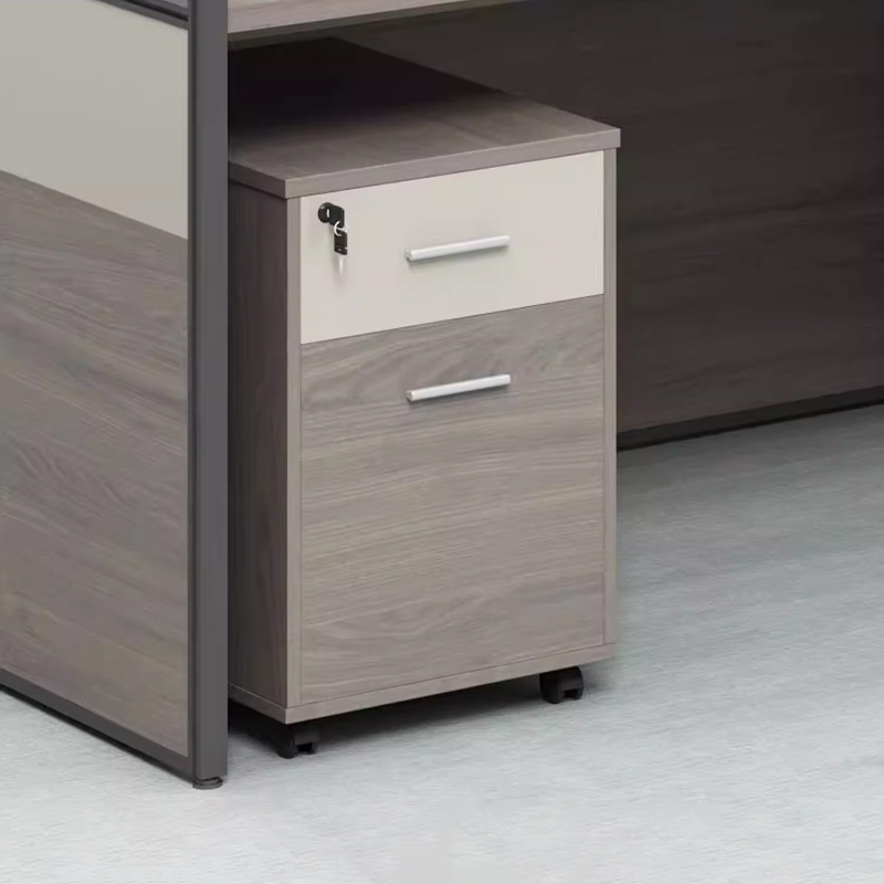 中豫鑫泽 ZYXZ5031412 职员桌屏风工位职员办公桌 对坐双人位含柜高清大图