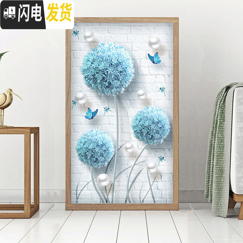 三维工匠5d钻石画满钻2019新款花卉小幅点砖贴钻十字绣简单绣客厅简约卧室 圆钻满钻[45x70]多30钻高清大图