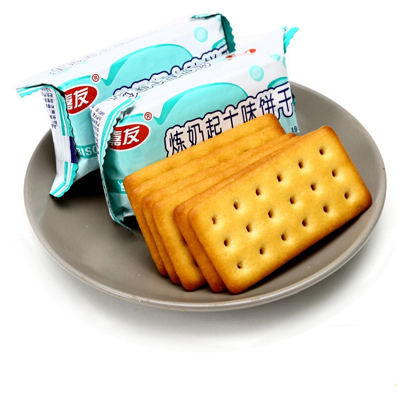 嘉友炼奶起士味饼干468g*2袋早餐代餐充饥下午茶糕点休闲零食小吃
