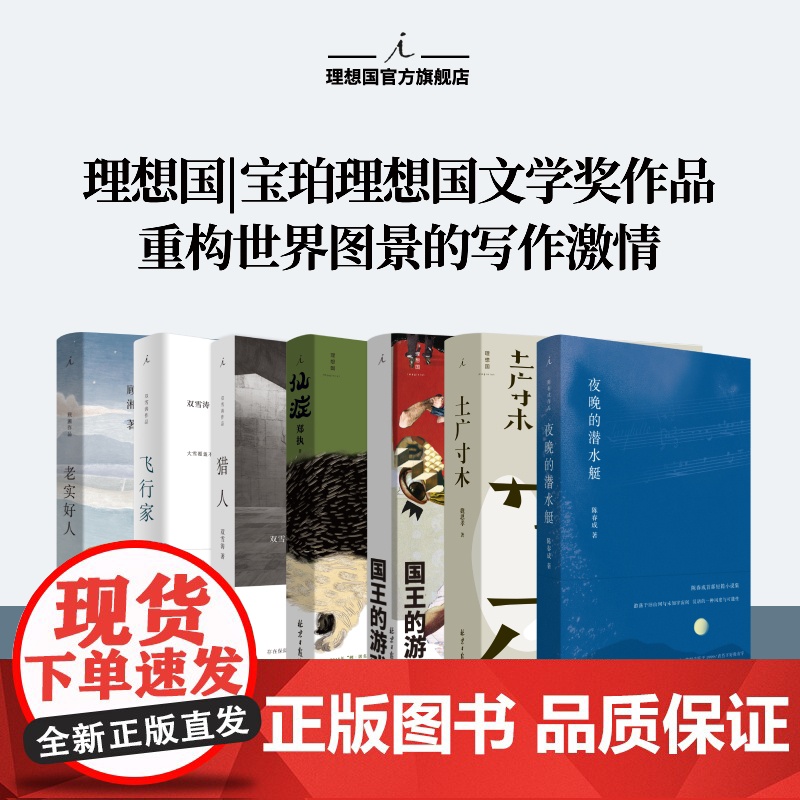 理想国 | 宝珀理想国文学奖作品 夜晚的潜水艇 陈春成著 土广寸木 仙症 国王的游戏 老实好人 飞行家 猎人 理想国