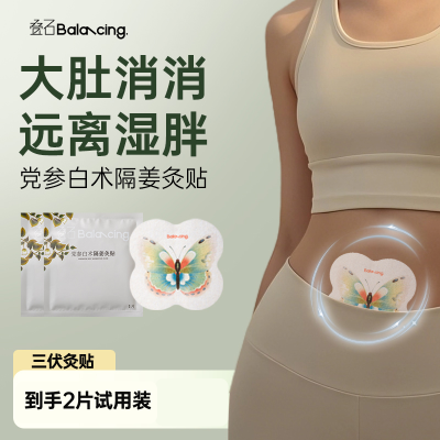 叠石党参白术隔姜灸贴三伏贴三伏灸试用装2片