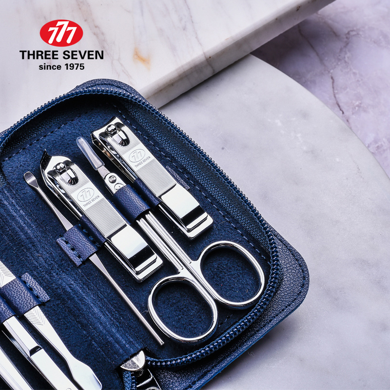(THREE SEVEN777)指甲修护套装8件套TSM-720（蓝色、棕色）高清大图