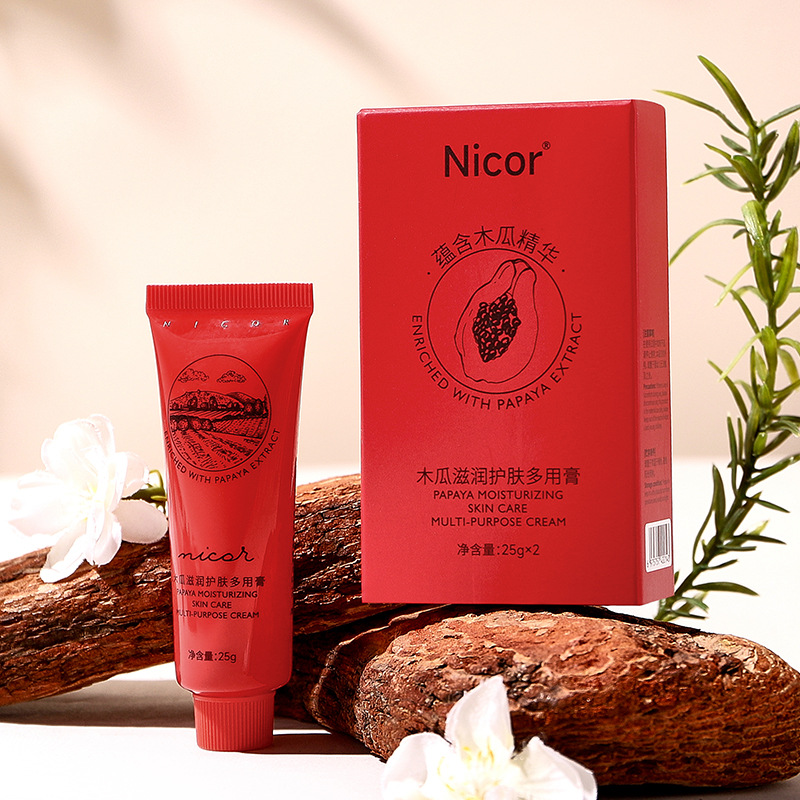 Nicor木瓜滋润护肤多用膏一支多用滋润膏润唇膏护手霜多用高清大图