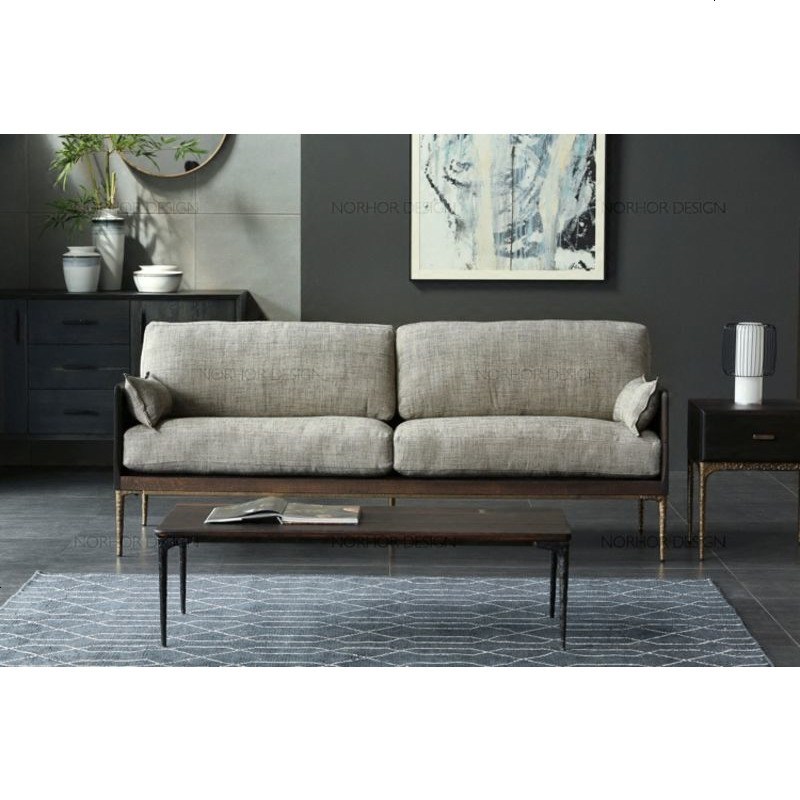 中质沙发bf0179 北欧 英国square Roots进口实木家具 亚麻布艺沙发 3人1人 2色t 价格图片品牌报价 苏宁易购天连亮家具专营店