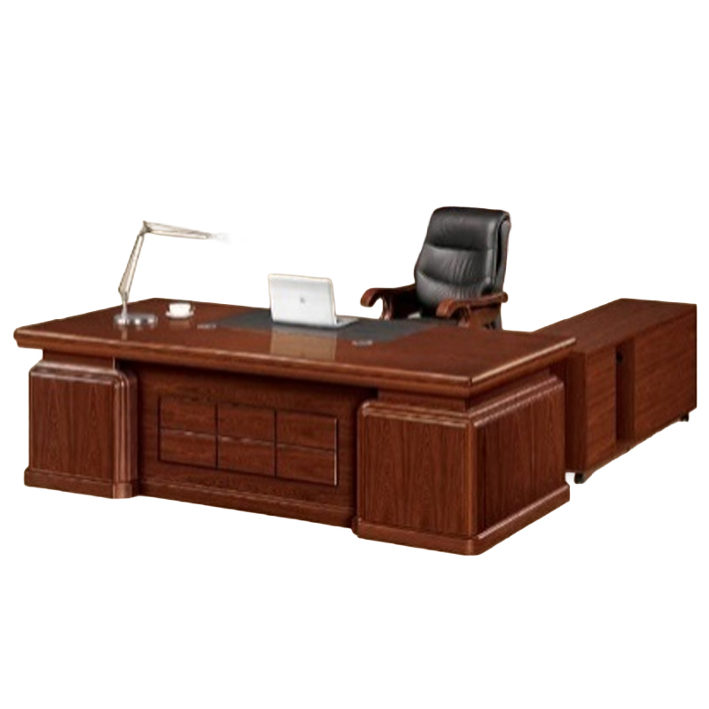 大央班台/办公桌B-88241 2400W*1100D*780H 办公桌员工位单人办公桌组合简约现代办公室老板桌子高清大图