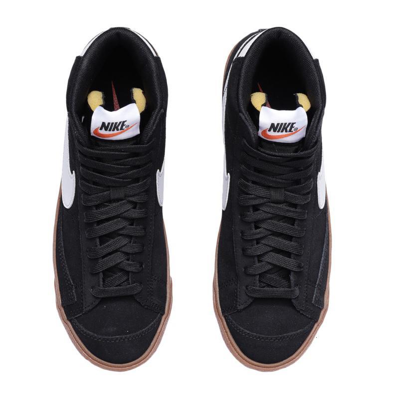 NIKE耐克女鞋板鞋2020新款开拓者麂皮高帮潮流休闲运动鞋DB5461
