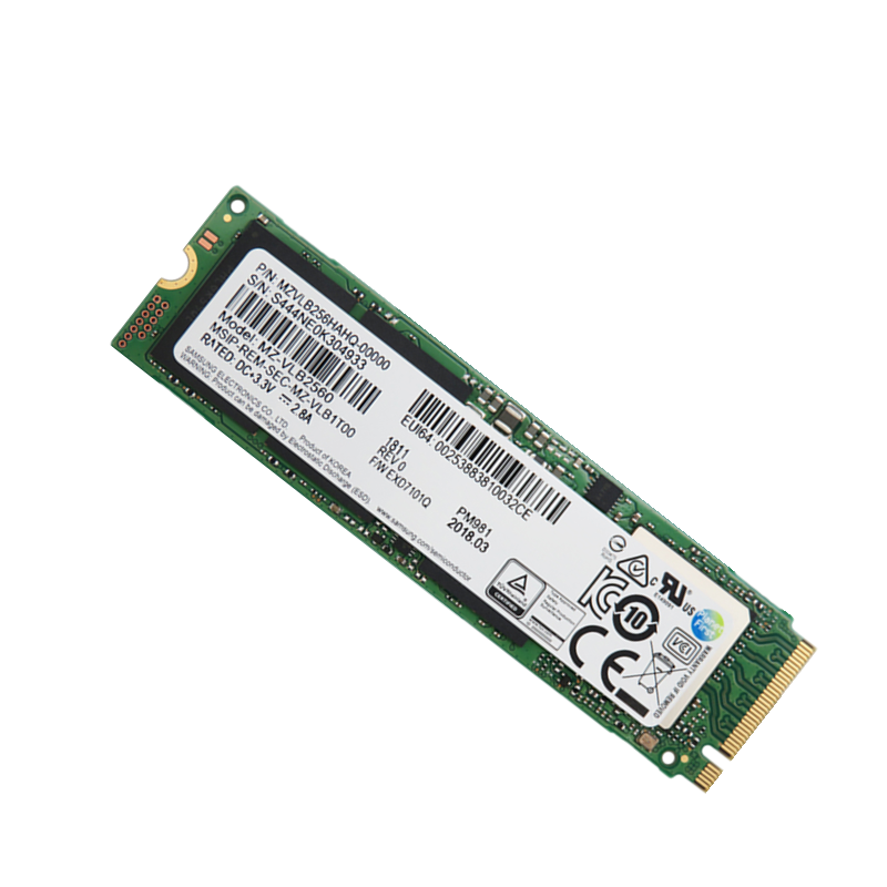 SAMSUNG\/三星PM981 256G PCIE NVME M.