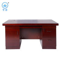 <万保>油漆办公桌 办公家具 油漆电脑桌 员工办公台 单人位职工桌 油漆漆面