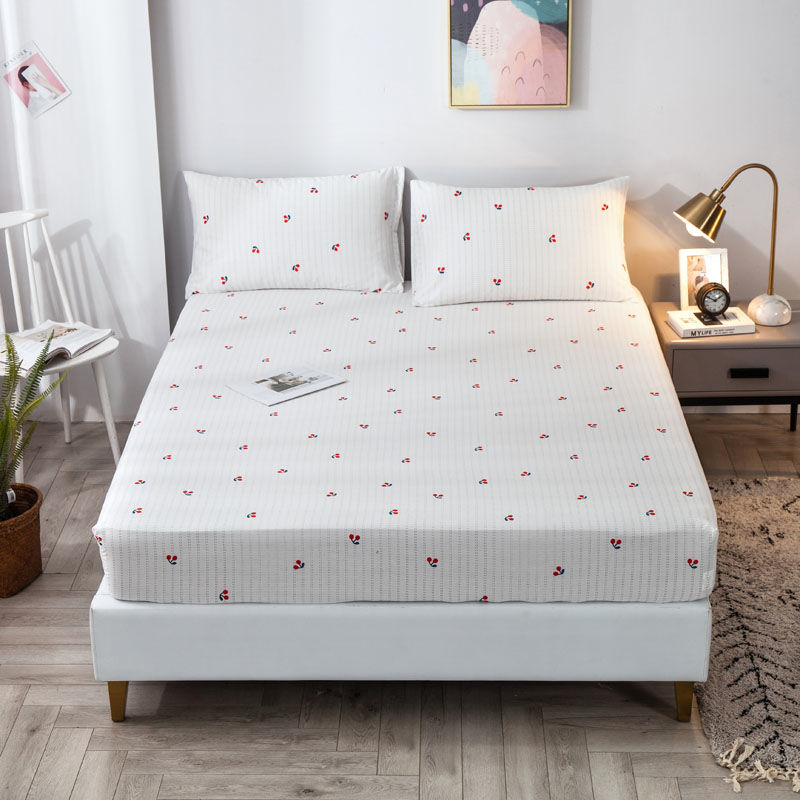 全棉单件床笠款1.5米1.8m席梦思防滑纯棉床笠床罩床套床垫保护套