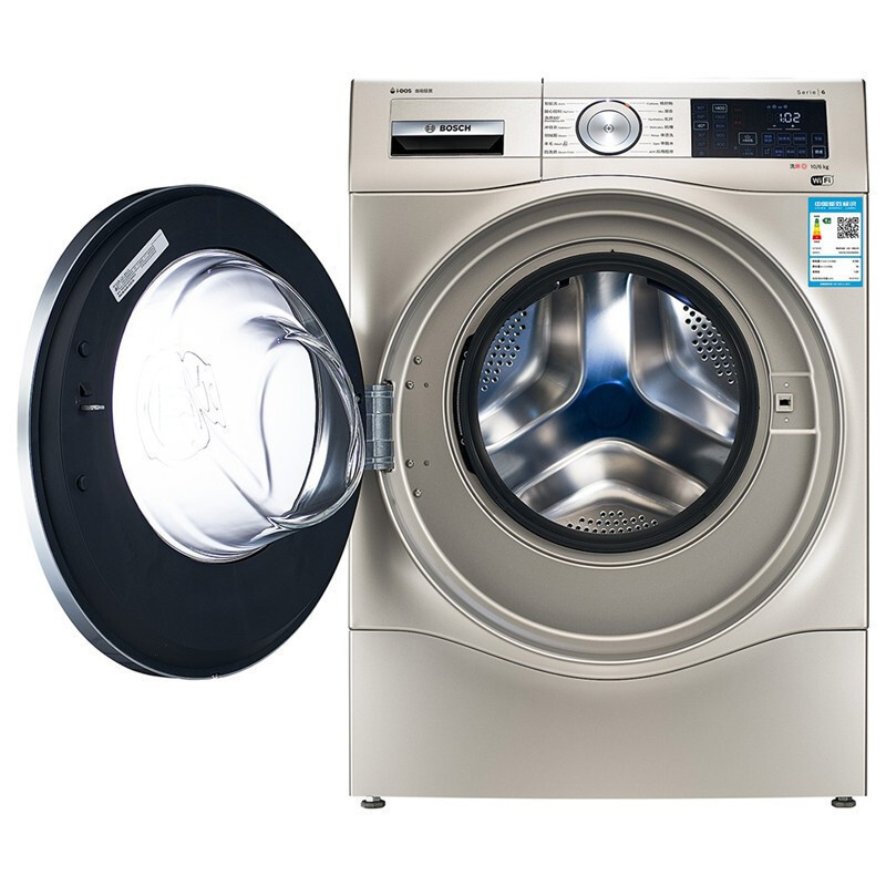 博世(BOSCH) WDU286690W 变频滚筒洗衣机 洗烘一体机 热风除菌 智能家居互联高清大图