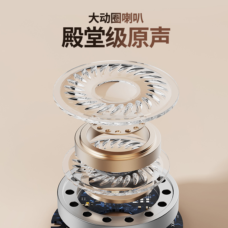 雷摄（LEISE）LS-Q86 真无线蓝牙耳机 音乐运动游戏耳机 绿色高清大图
