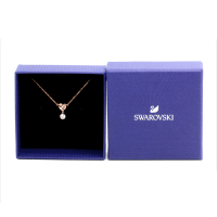 施华洛世奇(SWAROVSKI)新款挚爱璀璨爱心水晶项链玫瑰金色人造水晶 送恋人5516542
