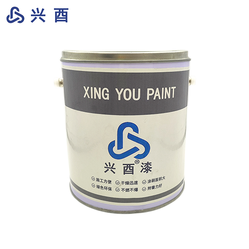 兴酉 醇酸调和漆 灰色3kg 桶高清大图