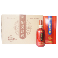 洋河镇佳洋股份出品 国瓷淡雅至尊窖藏 52度 浓香型白酒 480ml 6瓶装