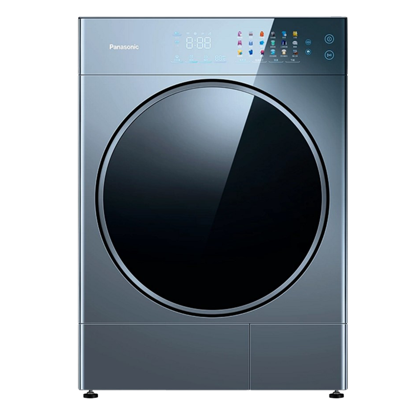 松下(Panasonic)FDC-VM02M1 纤镜系列10公斤烘护机双转子热泵正反转 包豪斯设计 三变频空净级过滤高清大图