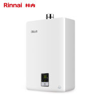 林内(Rinnai) 13升燃气热水器 RUS-13QS01 豪华静音恒温 家用天然气 防冻强排式