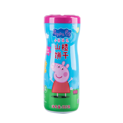 Peppa Pig 小猪佩奇 山楂饼干120g/瓶