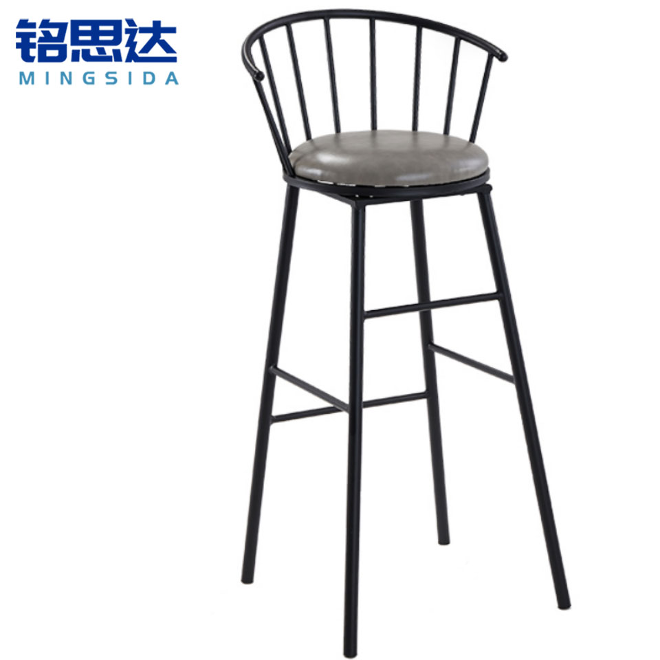 铭思达吧台椅坐高70cm把高清大图
