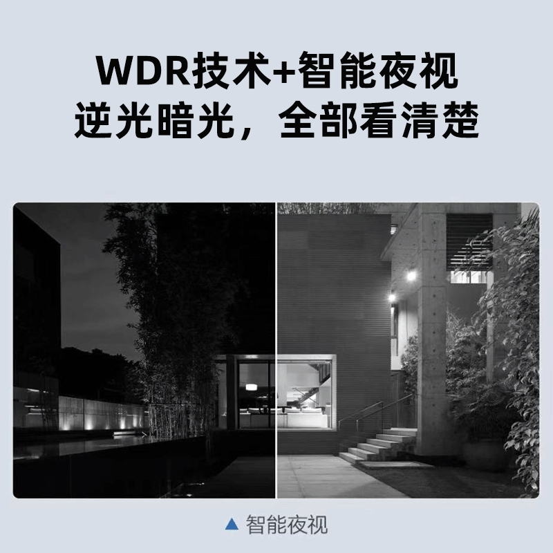 小米室外摄像机电池版360度全景高清夜视户外防水手机远程监控器128G