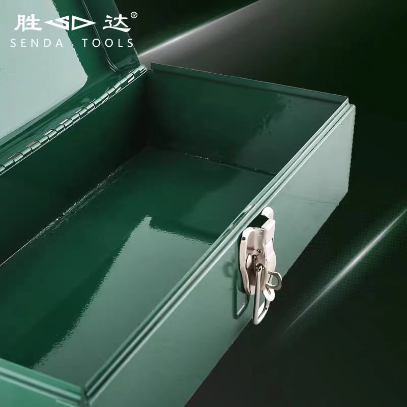 胜达 手提式铁皮工具箱 350*155*90mm