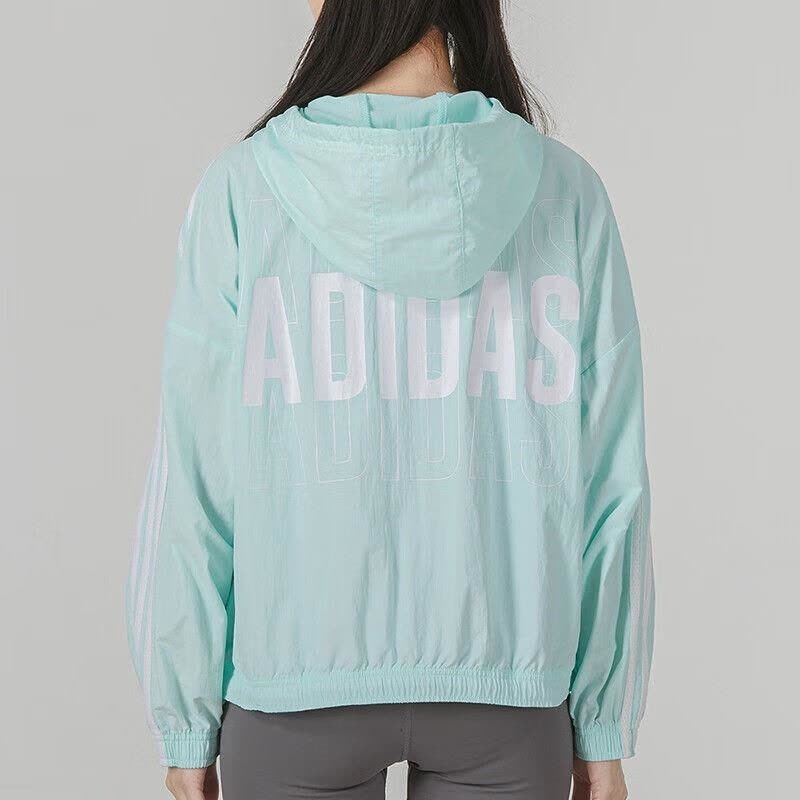 adidas/阿迪达斯外套女新款梭织夹克运动服连帽茄克上衣HC9158 D图片