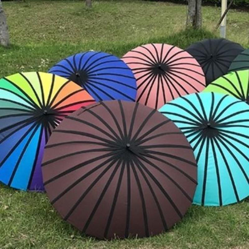 8骨黑色地推伞成年24骨微商地推伞8骨吸粉扫码神器引流伞发饰发夹伞16