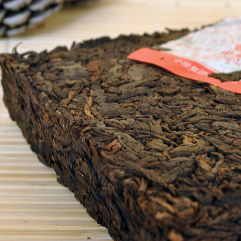 2013年 中茶普洱茶砖 7581砖 熟茶 250克 云南普洱茶熟茶 中粮集团茶叶 砖茶单片 茶窝茶叶
