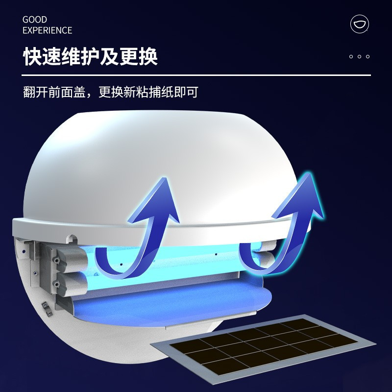 永鑫灭蝇灯餐厅饭店用粘捕式灭蚊灯商用商铺用挂墙灭苍蝇灯神器