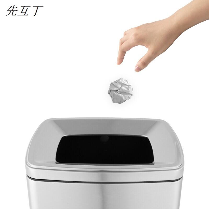 先互丁 不锈钢直投垃圾桶 多规格 个高清大图