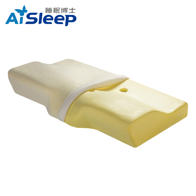 睡眠博士(AiSleep) 全方位蝶形慢回弹颈椎保健护颈记忆枕 记忆棉枕芯 60*35*6/11cm 加长款
