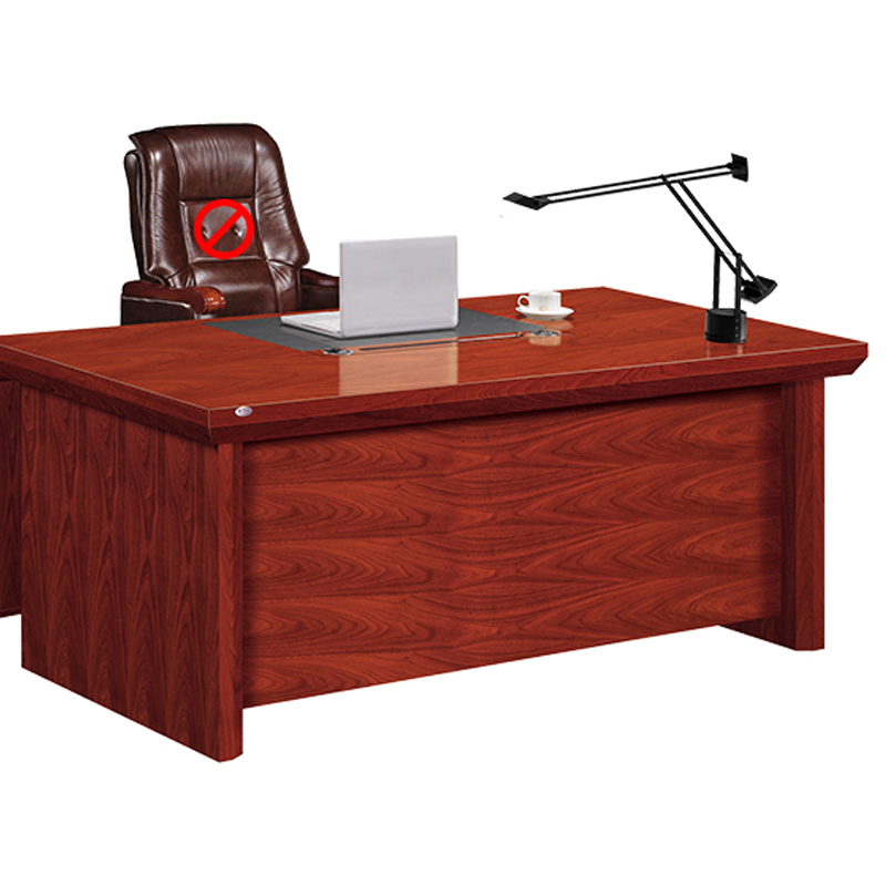 中豫鑫泽 ZYXZ4052225 油漆家具老板桌大班台办公桌主管经理桌含副柜 1.8米高清大图