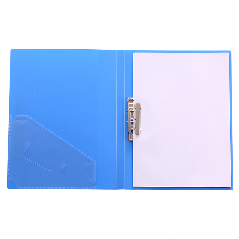 晨光(M&G)ADM95087新锐派轻便夹单强力文件夹 5个 文件册多功能整理资料夹 商务收纳档案夹 办公用品 蓝色