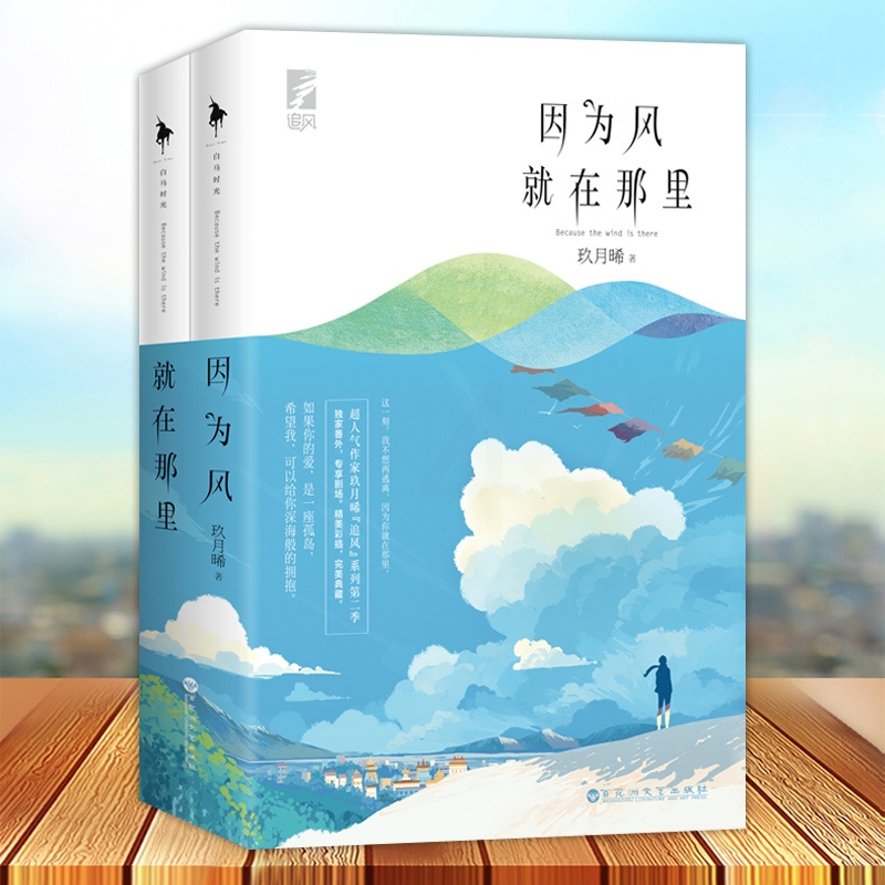 [醉染正版]正版 因为风就在那里全二册 玖月晞追风系列季 继他知道风从哪个方向来新作 青春文学 都市情感言情小说高清大图