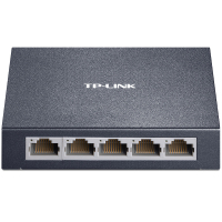 TP-LINK TL-SF1005D 5口百兆太网交换机 抗干扰4孔网线分线器 金属型家用企业办公组网络分流器