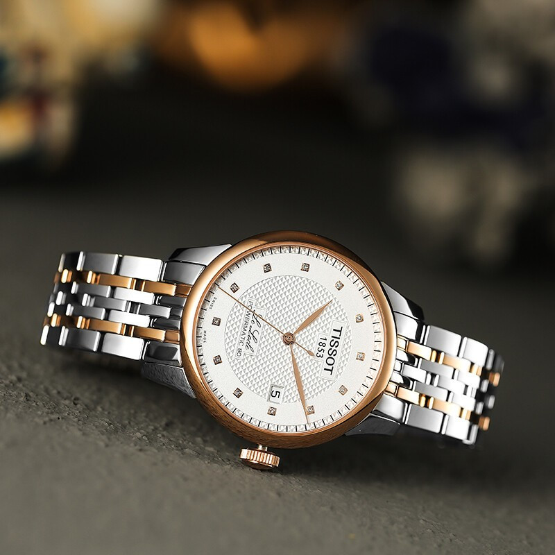 天梭(tissot)力洛克系列钢带机械男表t006.407.22.036.01