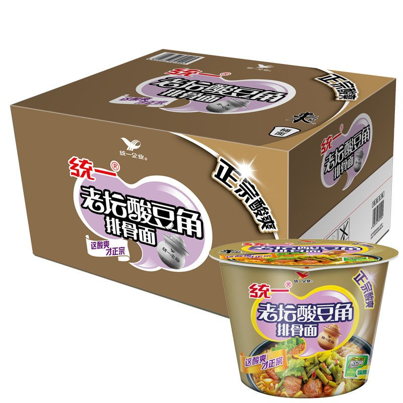 企购优品统一方便面 107g*12桶