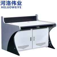 河洛伟业 监控操作台双联张