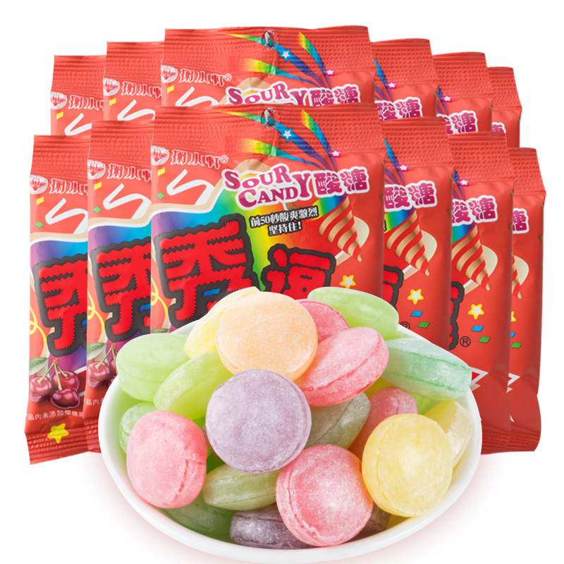 秀逗酸糖樱桃味15g12小包中国台湾硬糖