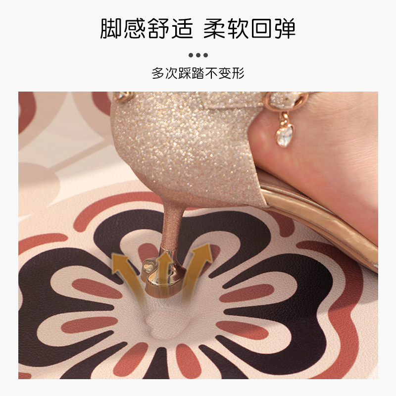 新款入户门垫进门脚垫子门口可擦免洗PVC防滑地垫可裁剪玄关地毯