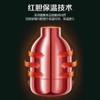 富光FGA保温壶家用大容量热水壶玻璃内胆开水保温水瓶暖水壶车载保温水壶 云裳 1000ml 黑色