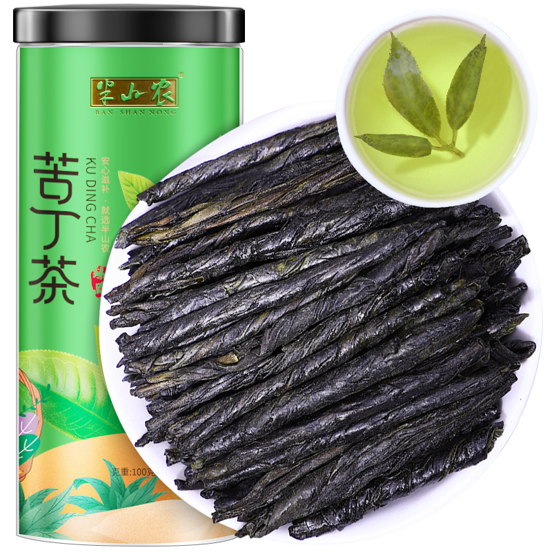 [大苦丁]半山农 苦丁茶 100克 精选大叶苦丁茶 青山绿水 花草养生茶