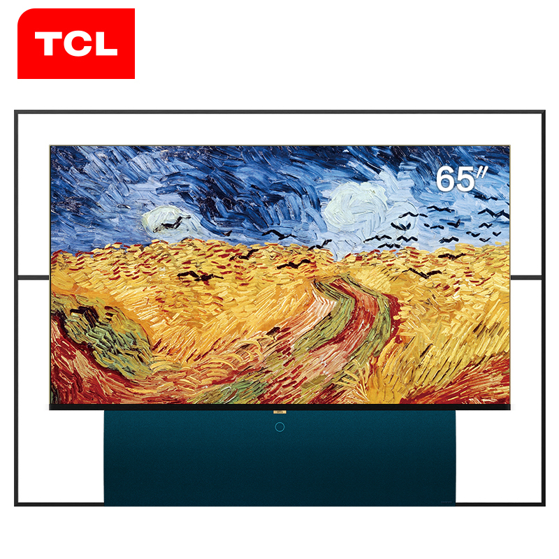 TCL XESS 65A100T 65英寸液晶电视机 4k超高清 超薄 量子点全面屏 人工智能 装饰美学浮窗全场景TV