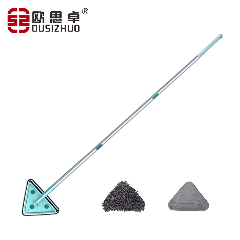 欧思卓刮擦两用清洁擦伸缩款1.2米+1块纤维布+1块雪尼尔