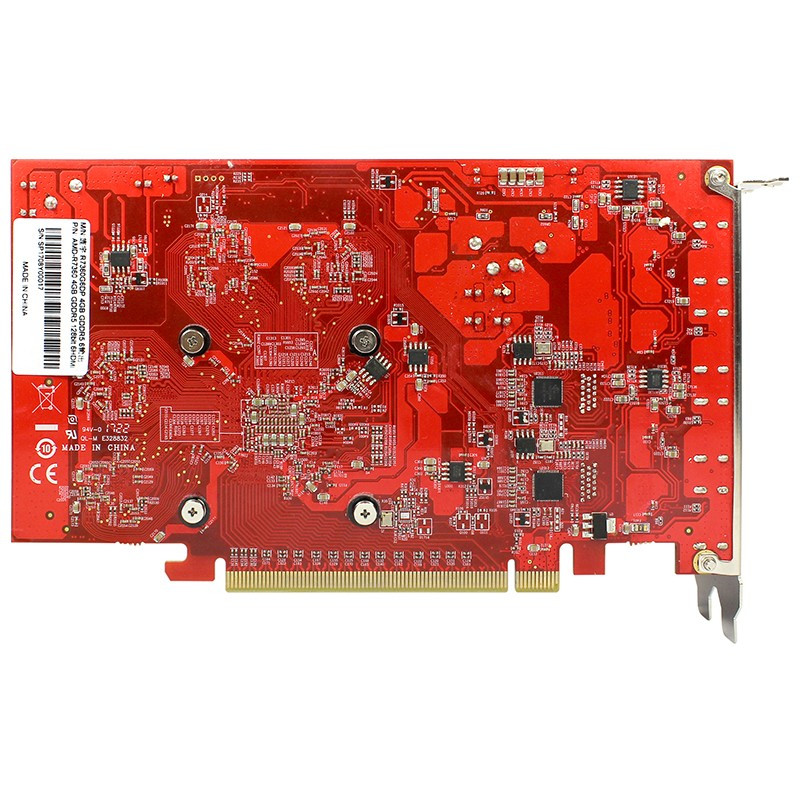 金穗慧采 旌宇 专业多屏显示卡(直出R7 350 6HDMI 4G Pro)
