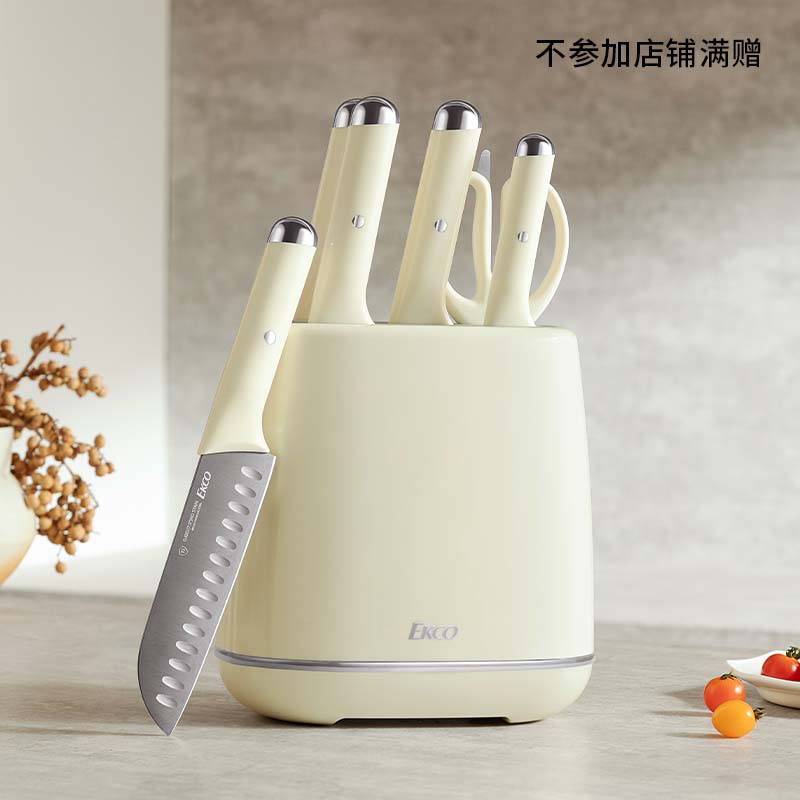 康宁康宁餐具 EKCO柔刃镀钛刀具7件组彩盒
