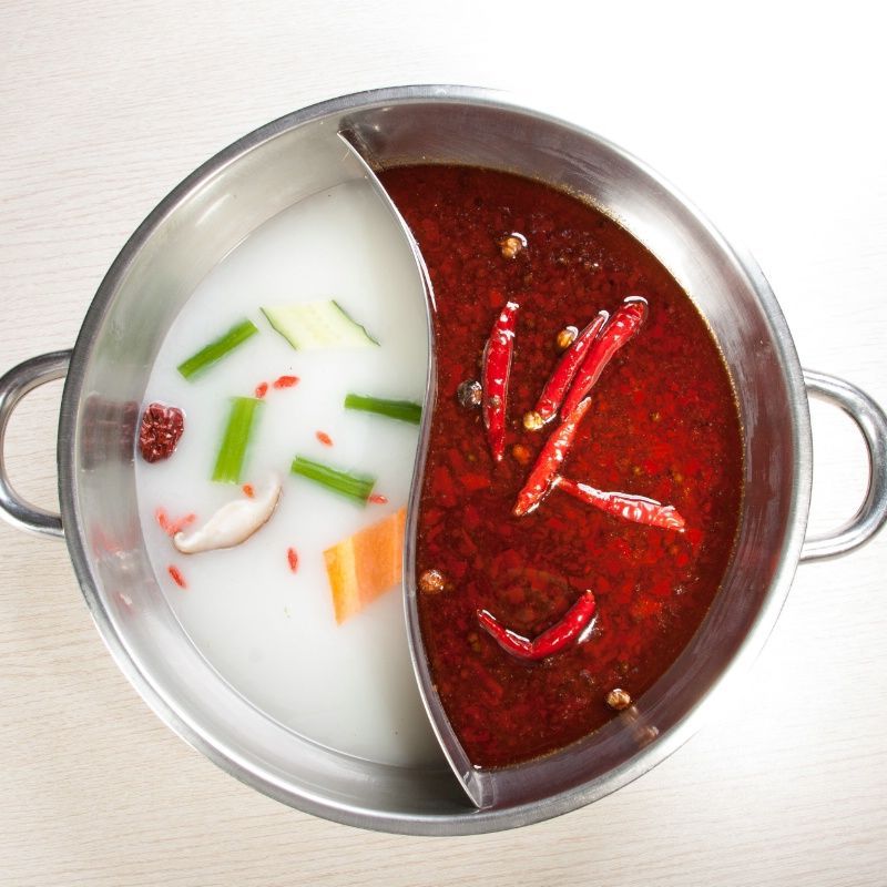 清汤火锅底料小包装三鲜火锅底料重庆四川特产牛油不辣鸳鸯锅150g